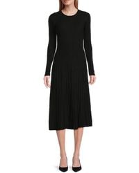 Design History - Ribbed A-Line Sweater Dress - Lyst