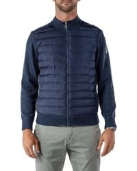 Woodpecker - Quilted Mixed Media Jacket - Lyst