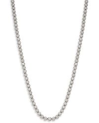 Saks Fifth Avenue - 14k White Gold & 4 Tcw Diamond Tennis Necklace - Lyst