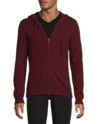Saks Fifth Avenue - 100% Cashmere Lounge Full Zip Hoodie - Lyst