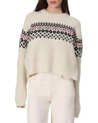 Rag & Bone - Leigh Fair Isle Sweater - Lyst