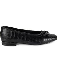 Saks Fifth Avenue - Martine Textured Ballet Flats - Lyst