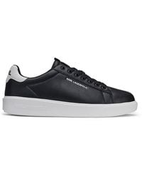 Karl Lagerfeld - Round-Toe Logo Low-Top Sneakers - Lyst