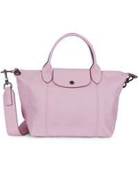 longchamp leather top handle convertible satchel