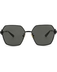 Bottega Veneta - 57Mm Square Sunglasses - Lyst