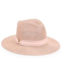 Vince Camuto - Textured Paper Panama Hat - Lyst