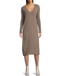Bally - Wool & Cashmere Sheath Midi-Dress - Lyst