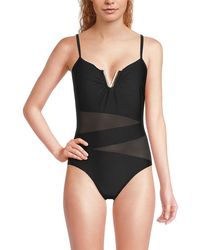 Beyond Control - Mio Mesh One-Shoulder One-Piece Swimsuit - Lyst