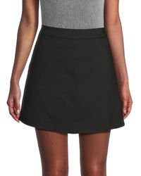 Saks Fifth Avenue - Solid Stretch Skort - Lyst