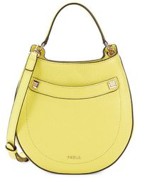 Furla - Mini Afrodite Leather Two Way Top Handle Bag - Lyst