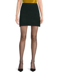 Walter Baker - Ribbed Hem Knit Miniskirt - Lyst