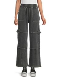 Vintage Havana - 'Inside Out Trim Terry Cargo Pants - Lyst