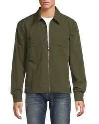 Joe's Jeans - Point Collar Front Zip Jacket - Lyst