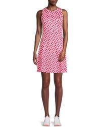 J.Lindeberg - J. Lindeberg Cora Print Active Minidress With Built-In Shorts - Lyst