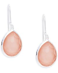 Ippolita Sterling Silver, Rock Crystal & Mother Of Pearl- Doublet Drop Earrings - Pink