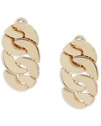 Saks Fifth Avenue - 14k Yellow Gold Chain French Clip Dangle Earrings - Lyst