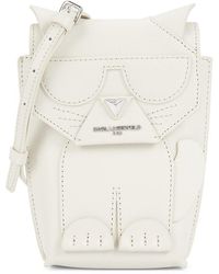 Karl Lagerfeld - Ikons Leather Crossbody Bag - Lyst