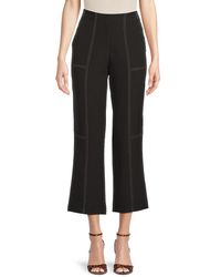 Karl Lagerfeld - Contrast Stitch Cropped Pants - Lyst