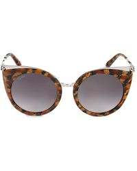 Cartier - 53Mm Cat Eye Sunglasses - Lyst