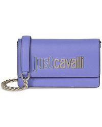 Just Cavalli - Plaque Logo Crossbody Bag - Lyst