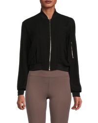 Truth - Cropped Bomber Jacket - Lyst
