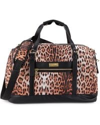 Class Roberto Cavalli Leopard-print Rolling Duffle Bag | Lyst UK