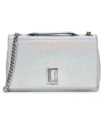 Karl Lagerfeld - Lafayette Metallic Leather Shoulder Bag - Lyst