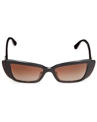 Dolce & Gabbana 54mm Cat Eye Sunglasses - Black