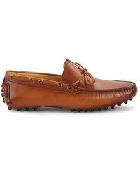 Saks Fifth Avenue - Leather Driving Loafers - Lyst