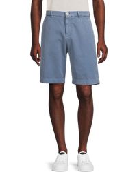 Brunello Cucinelli - Washed Flat Front Shorts - Lyst