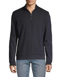 hugo boss zip sweater