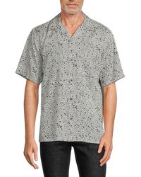 Theory - Floral Camp Shirt - Lyst