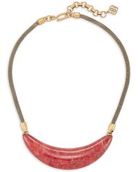 Kendra Scott - Kaia 14K-Plated Collar Necklace - Lyst