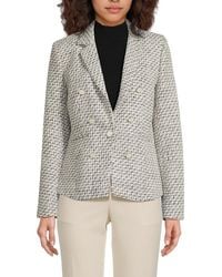 ecru - Textured Blazer - Lyst