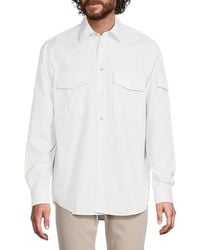 Paul Smith - Oversized Pocket Cotton Casual Fit Shirt - Lyst
