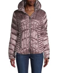 karl lagerfeld puffer jacket women's