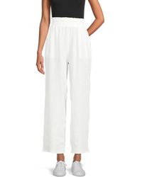 Saks Fifth Avenue - Solid Straight-Leg Pants - Lyst