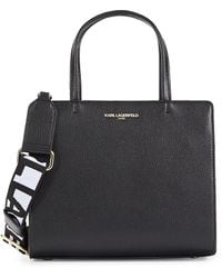 Karl Lagerfeld Maybelle Two-Way Satchel | Lyst