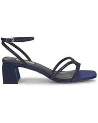Badgley Mischka - Brisa 50Mm Embellished Block Heel Sandals - Lyst