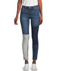 DKNY Everywhere Mid-rise Ankle Skinny Jeans - Blue