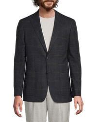 Tommy Hilfiger - Windowpane Wool-Blend Modern-Fit Sport Coat - Lyst