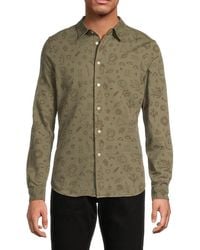 Paul Smith - Tailored Fit Printed Cotton Shirt - Lyst