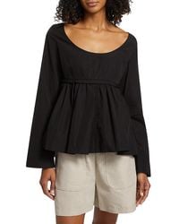 Co. - Long-Sleeve Tton Rset Top - Lyst