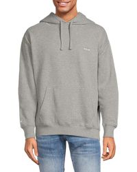 French Connection - Solid Drawstring Hoodie - Lyst