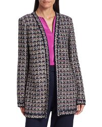 St. John Women's Passementerie Knit Jacket - Size 8 - Black
