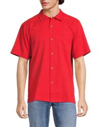 Tommy Bahama - 'Coastal Breeze Regular Fit Silk Blend Shirt - Lyst