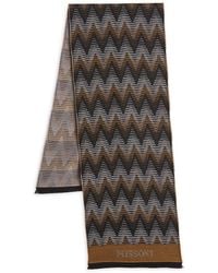 Missoni - Zigzag Wool-Blend Scarf - Lyst
