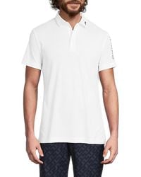 J.Lindeberg - J. Lindeberg Logo Short-Sleeve Golf Polo - Lyst