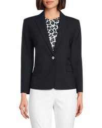 Theory - Fitted Virgin Wool Blazer - Lyst