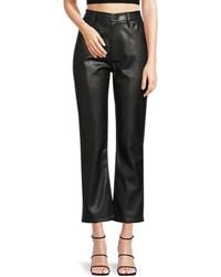 Joe's Jeans - Faux Leather Straight Ankle Pants - Lyst
